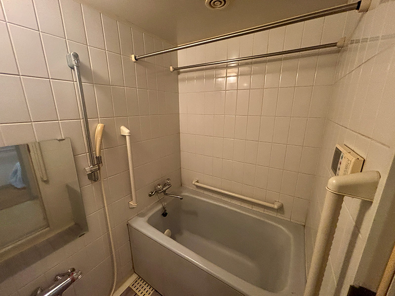 バスルームのリフォーム・ビフォー