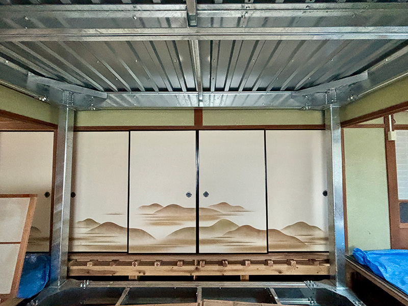 シェル太くんリフォーム中の写真